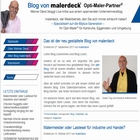 Bild- Webseite malerdeck-de-blog
