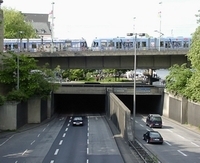 Bild: Rheinufertunnel in K�ln
